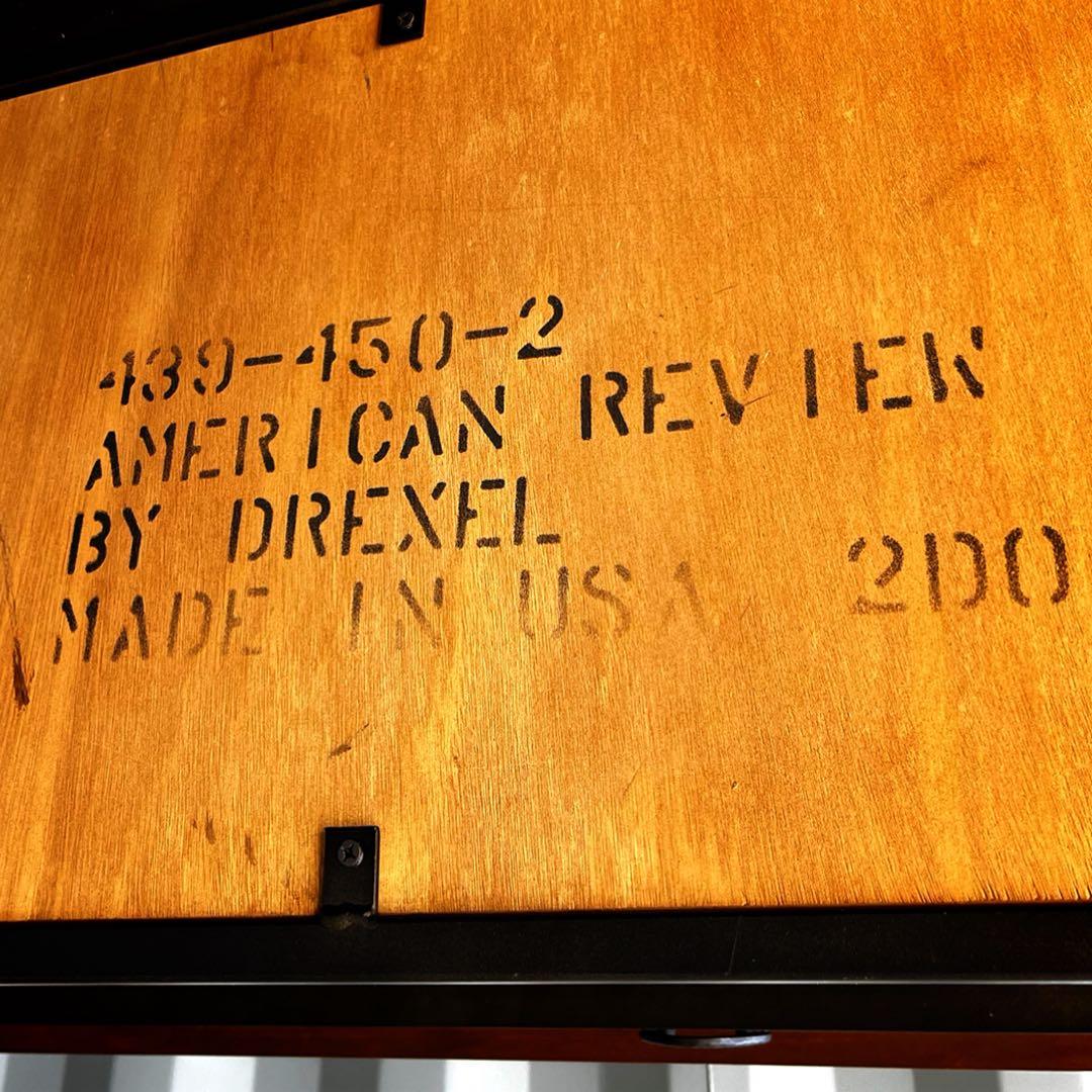 取付無料！ドレクセルヘリテイジ USA おしゃれアンティーク天然木サイドテーブル