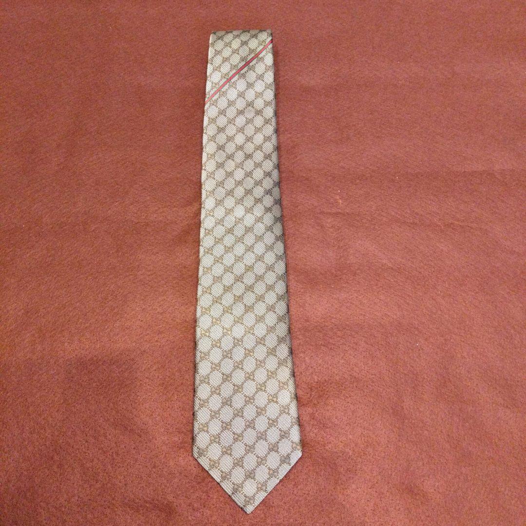 【TK】【着用1回のみ】GUCCI（グッチ）　ネクタイ　メンズ