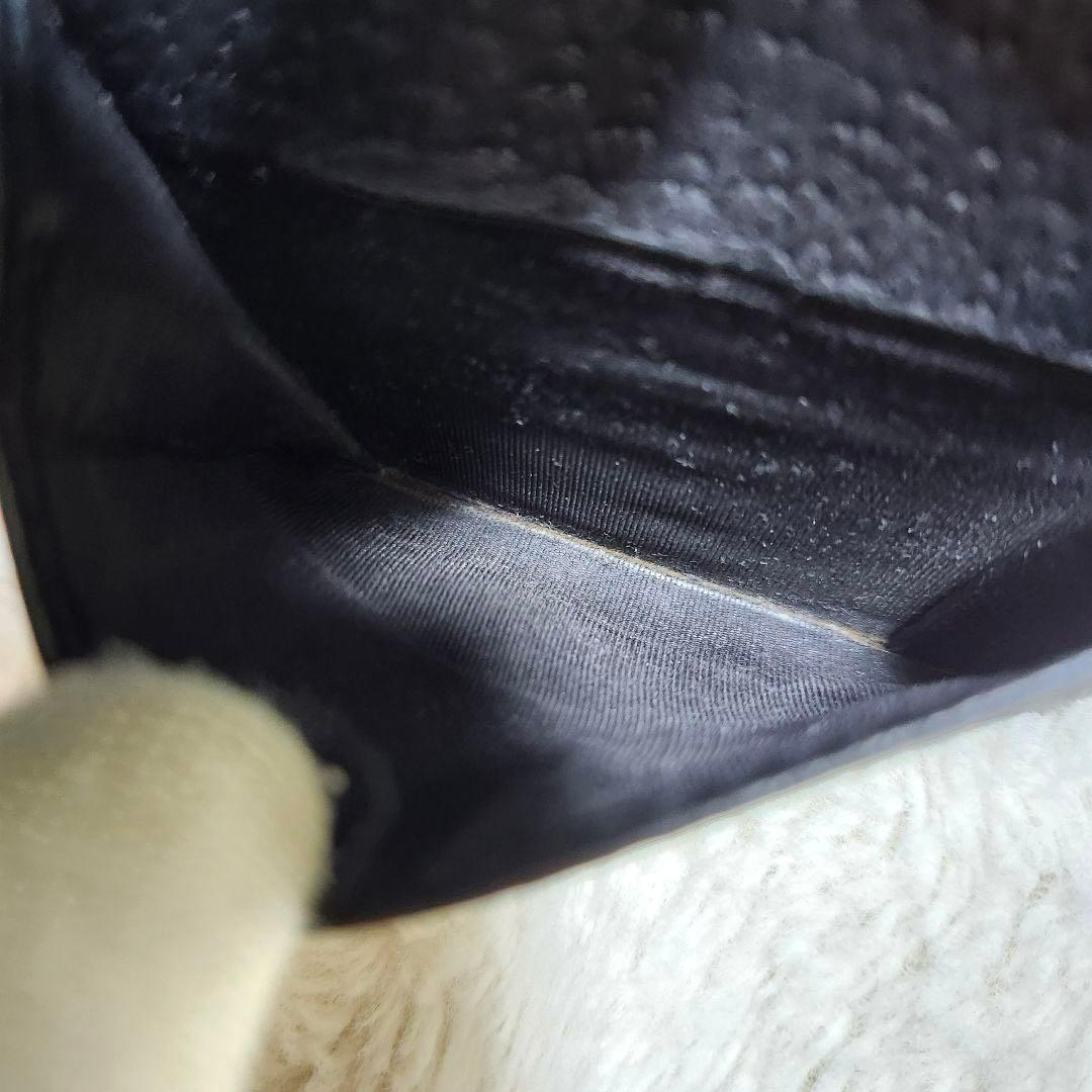 ✨未使用級　付属品完備✨グッチ　二つ折り　小銭入れ　マーモント　ブラック　レザー