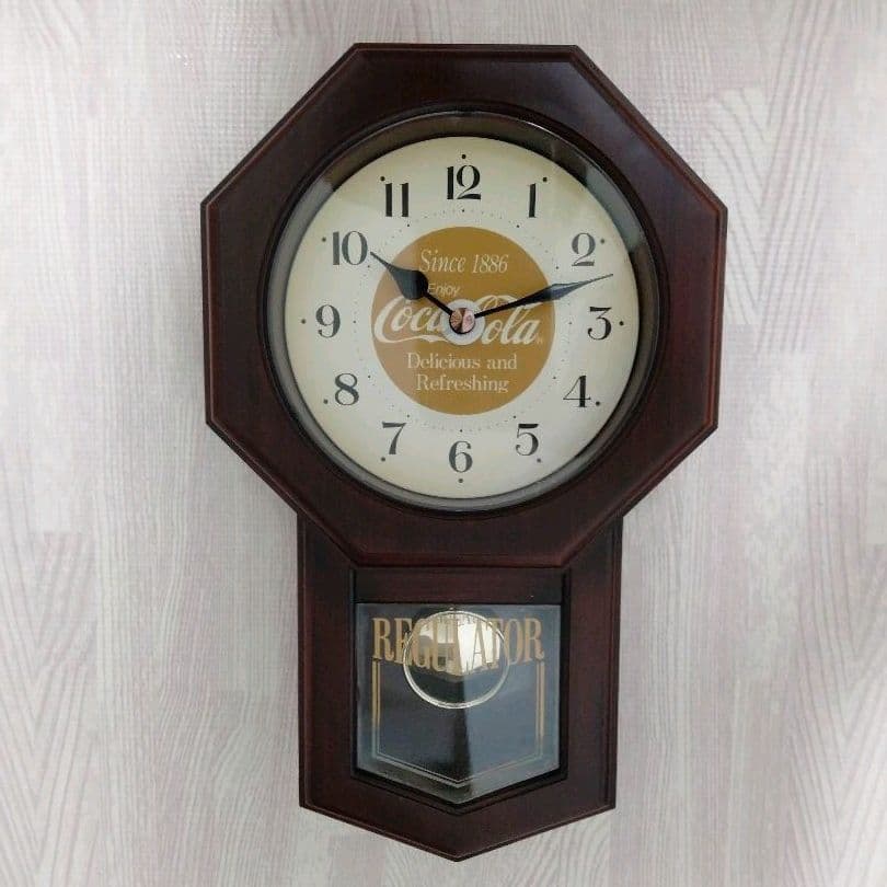 コカコーラ　時計　柱時計