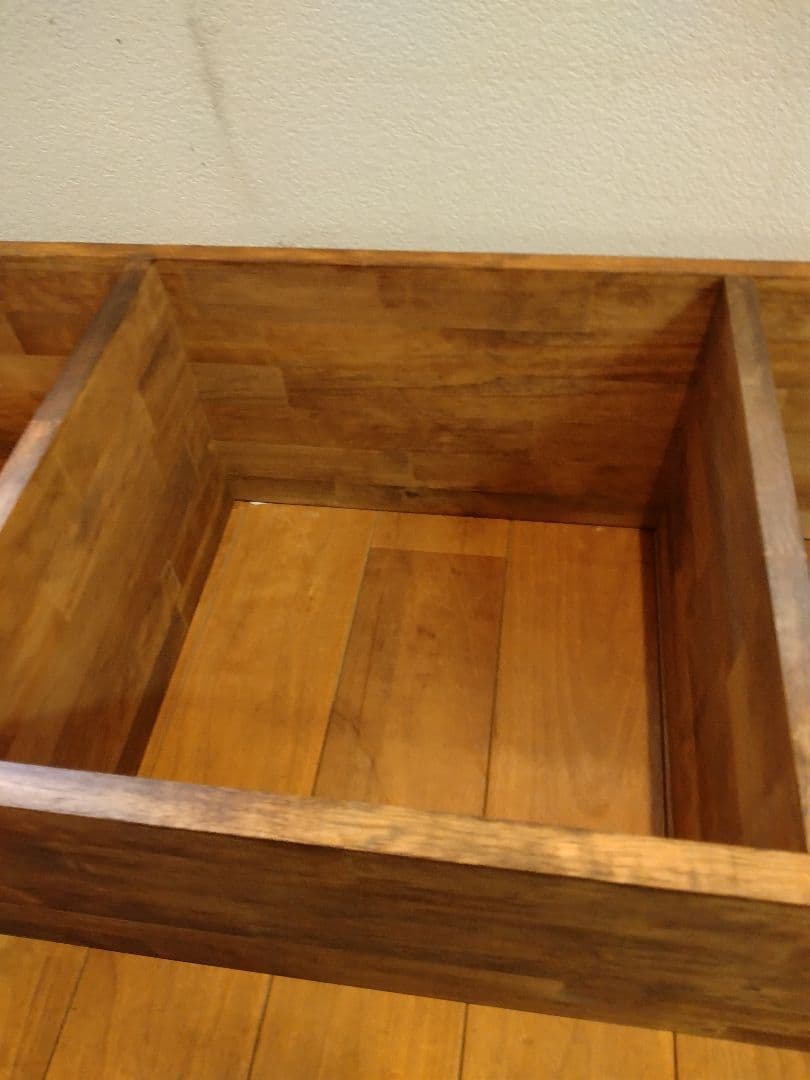 木製　ハンドメイド　オーダー　目の字　棚　ベンチ　ワトコオイル　机　テレビ台