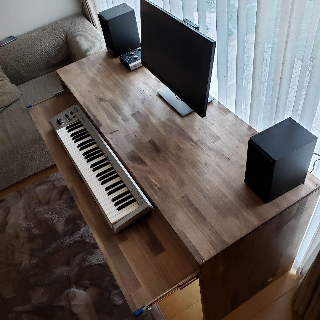 145✕55 DTMデスク　ウォールナット　送料込み