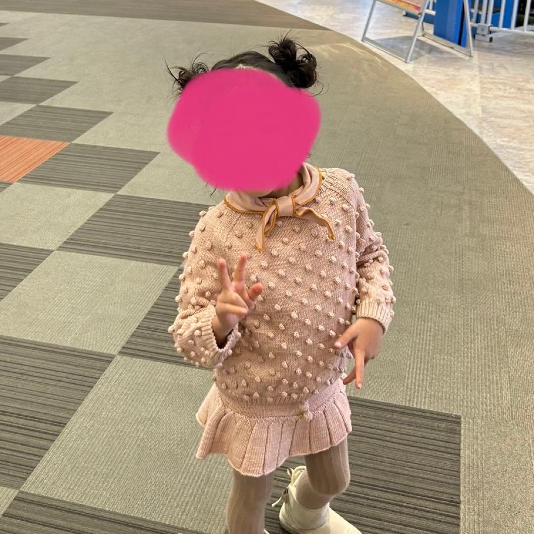 misha & puff skating pond skirt 4Y ピンク