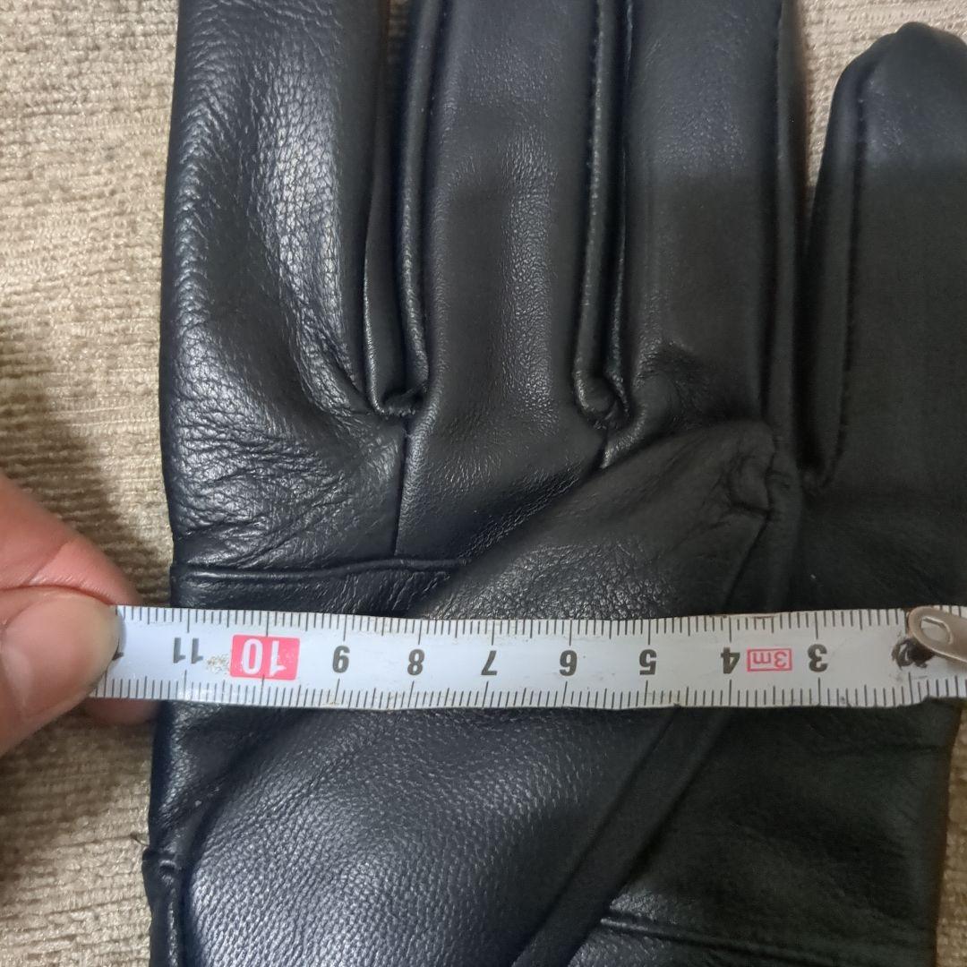 アワーレガシーサンプリング元 羊革 ブラックレザーグローブ 手袋