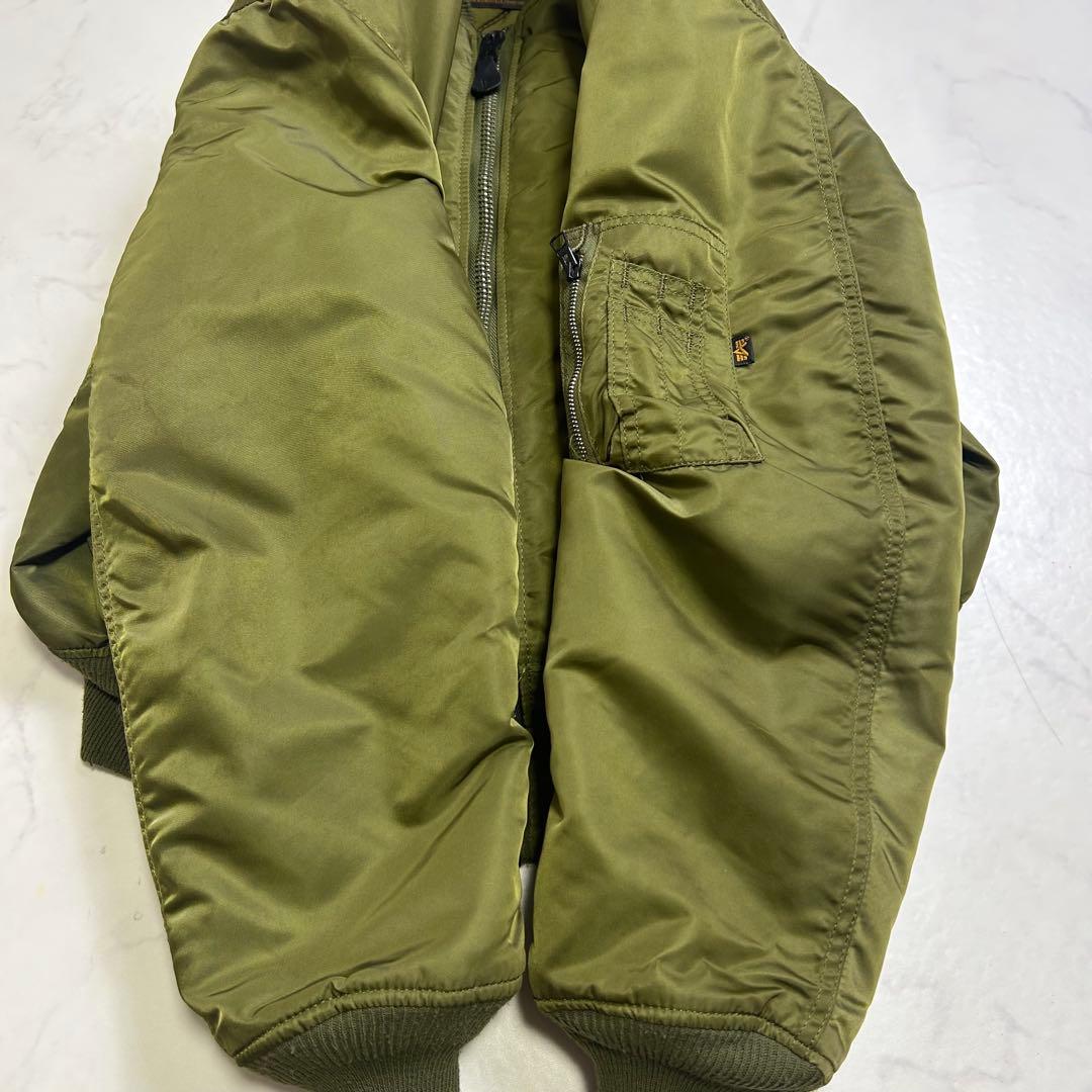 【USA製】90s アルファインダストリーズ MA-1 グランドクルー L