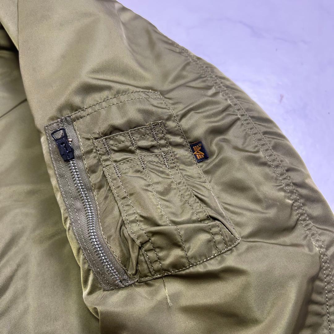 【USA製】90s アルファインダストリーズ MA-1 グランドクルー L