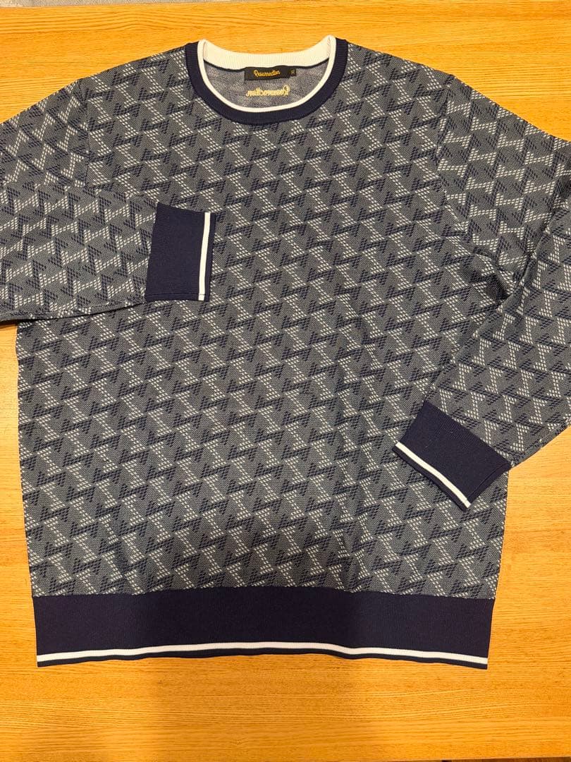 レザレクション　ニットウェア　ＸＬネイビー