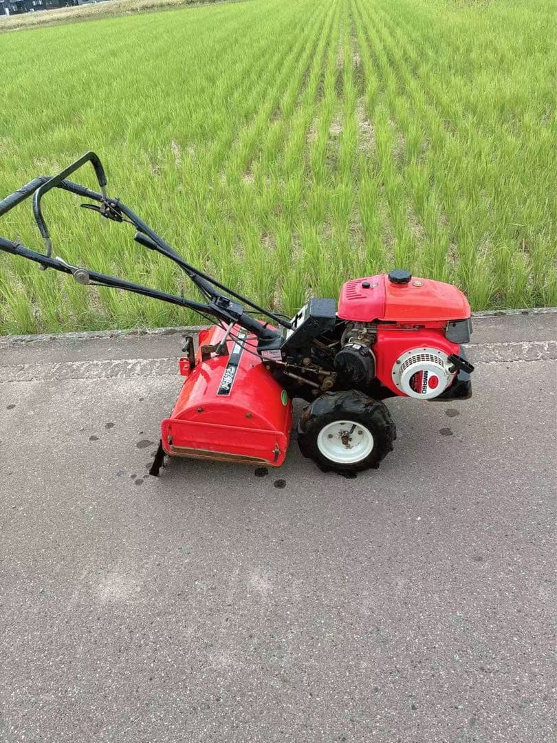 MMR80 赤い耕運機 ガソリンエンジン 引き取り限定