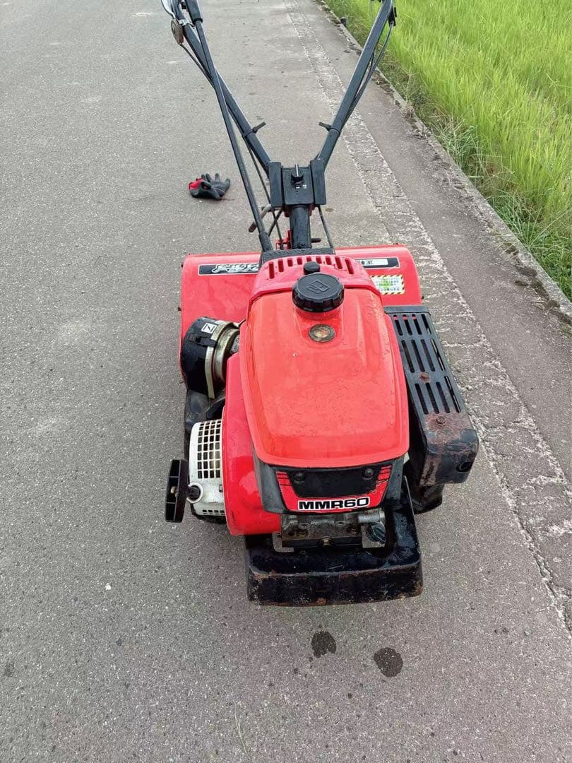 MMR80 赤い耕運機 ガソリンエンジン 引き取り限定
