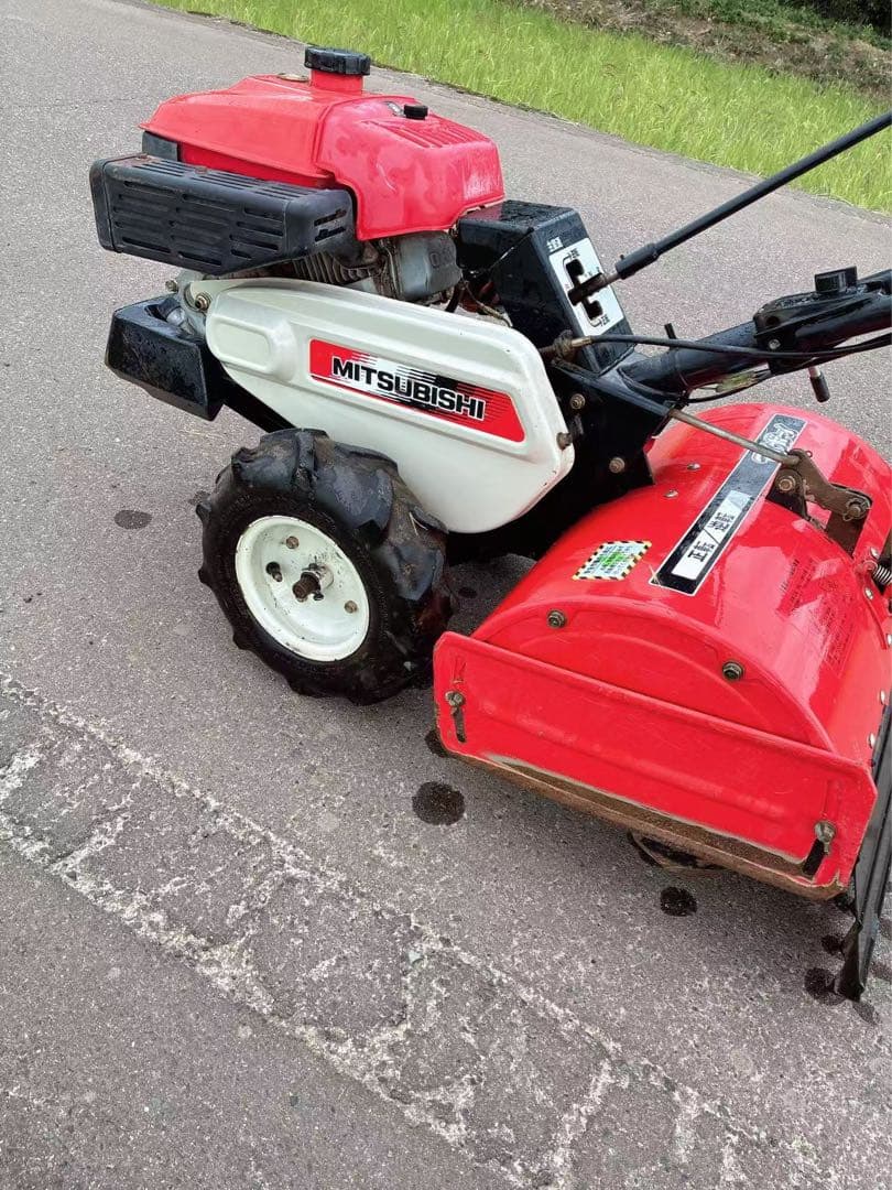 MMR80 赤い耕運機 ガソリンエンジン 引き取り限定