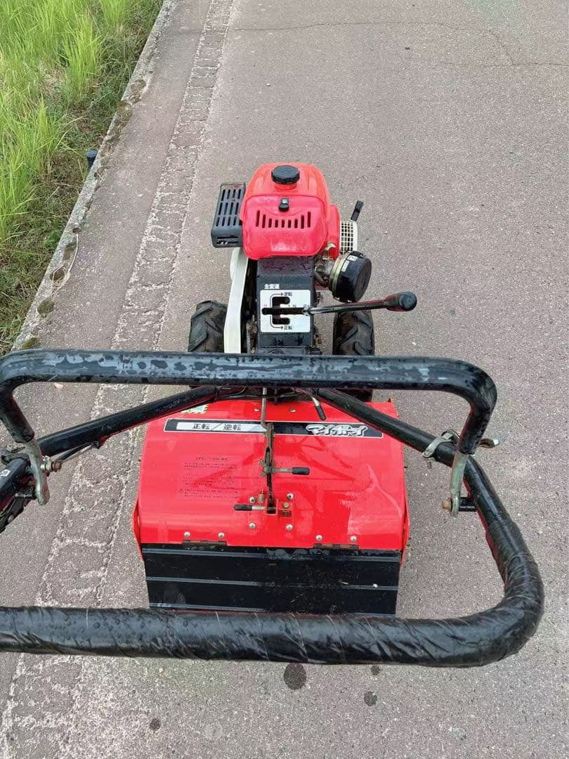 MMR80 赤い耕運機 ガソリンエンジン 引き取り限定