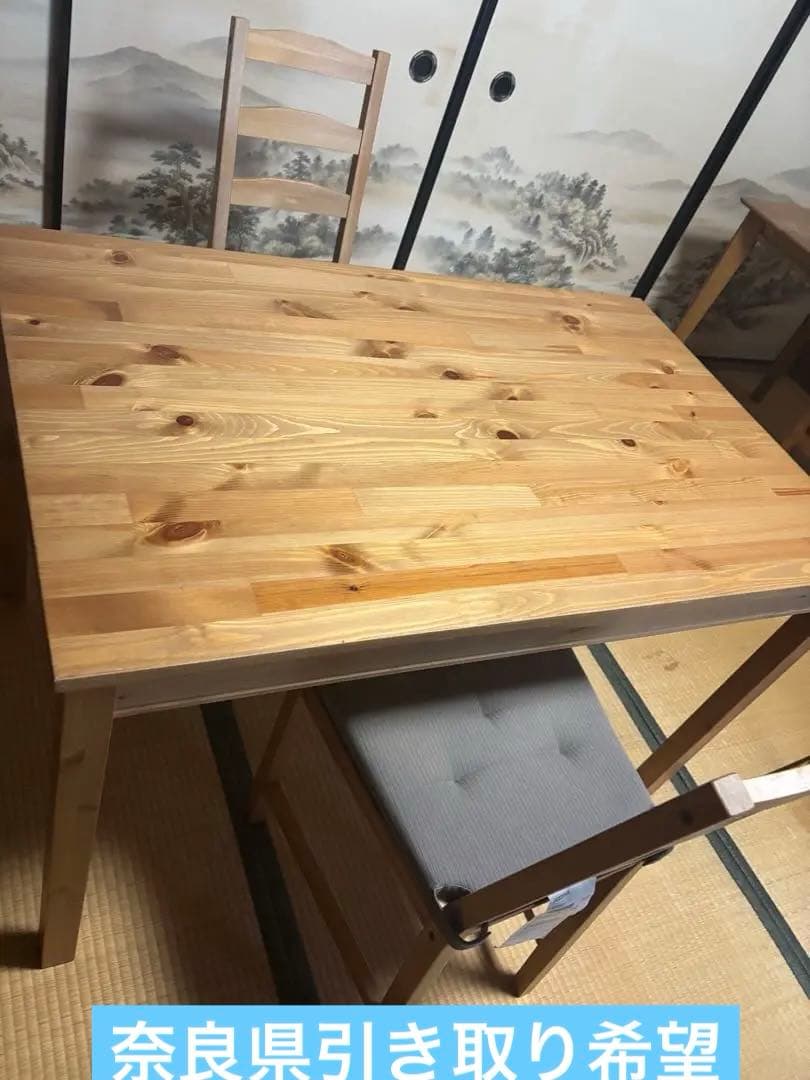 ベ*ん様 2人用IKEAダイニングテーブル