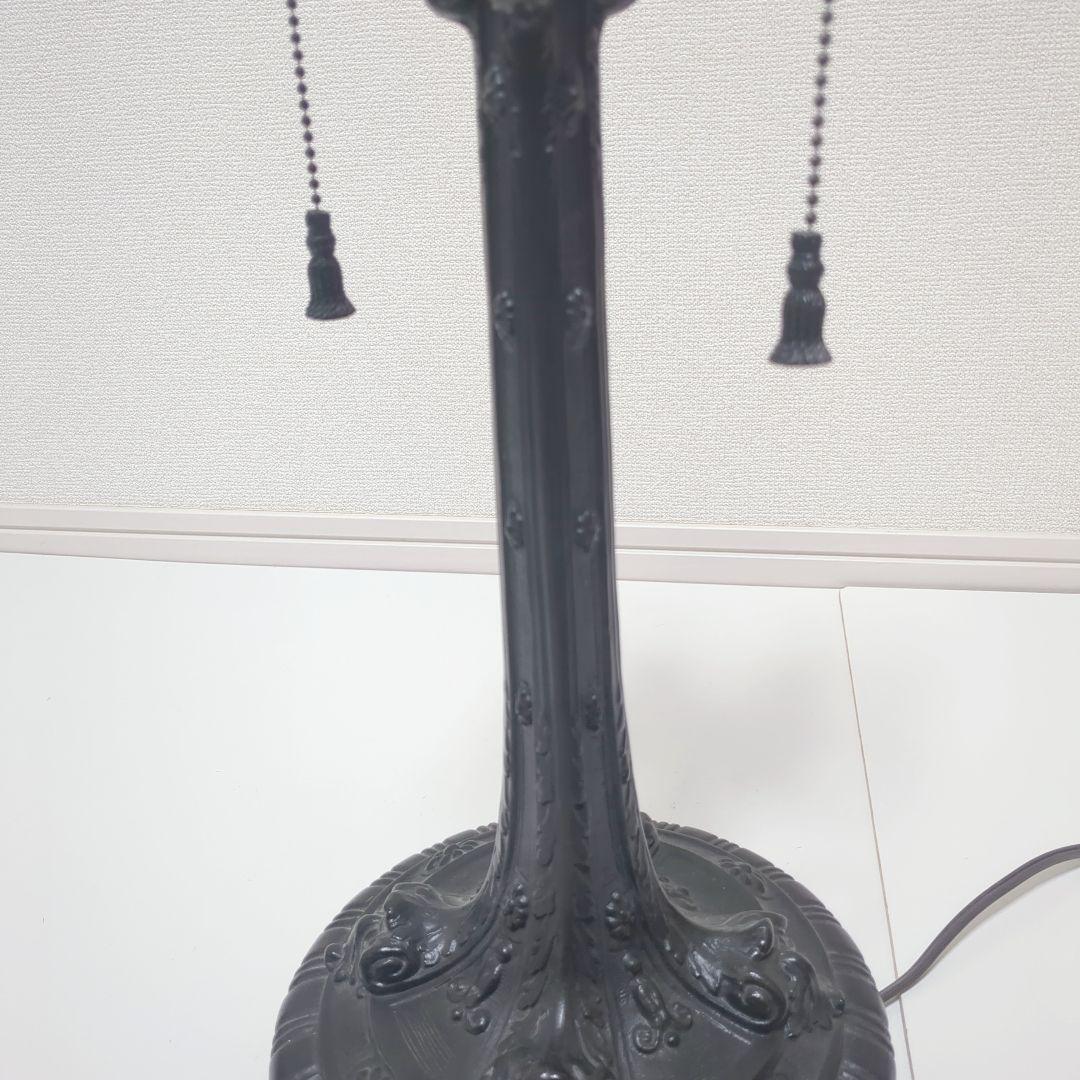 【希少】アンティーク　ヴィンテージ　ステンドグラスランプ 照明　2灯