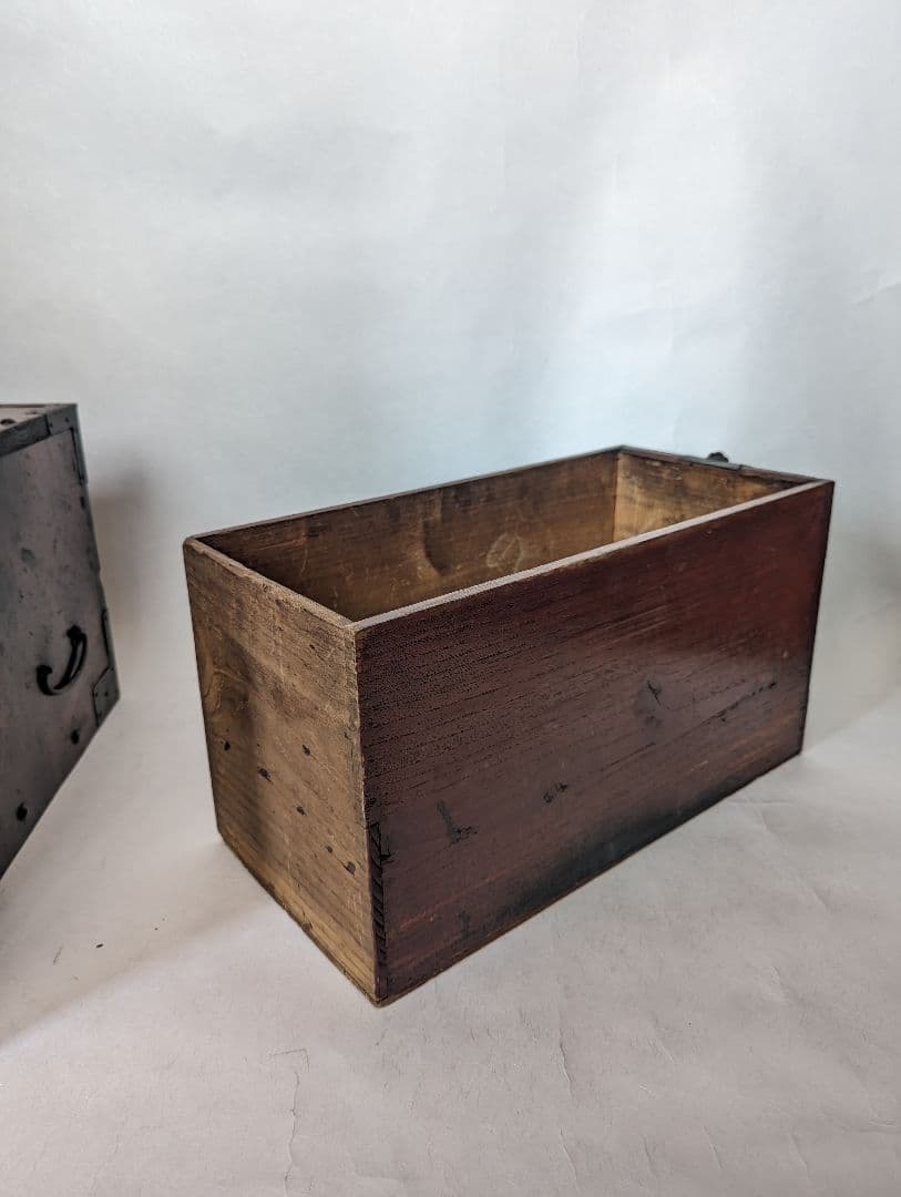 銭箱 古道具 アンティーク 小物入れ 貯金箱 古民具