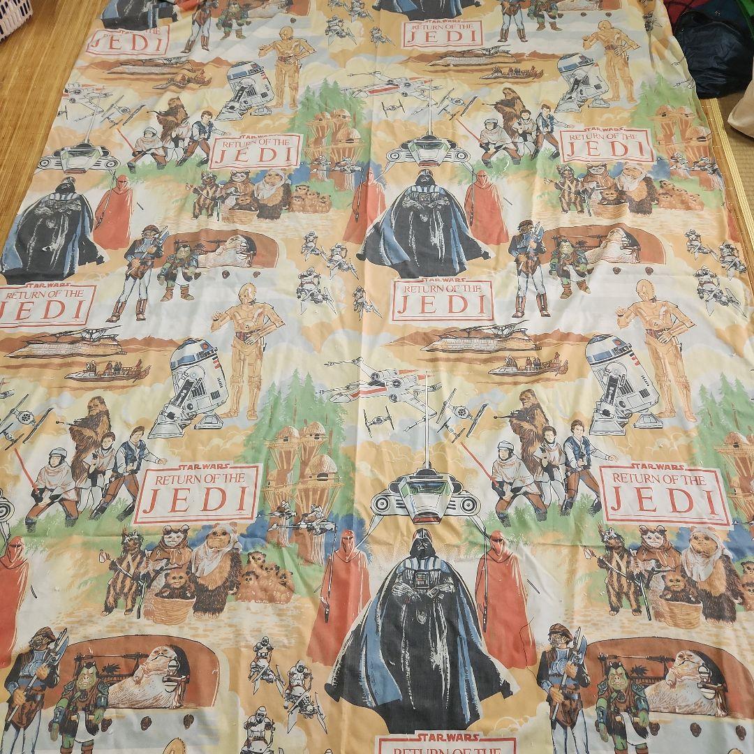 希少！スターウォーズカーテン生地２０年以上前の物