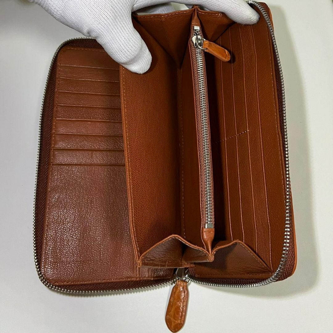 ★特別セール【新品・未使用】★大容量　クロコダイル 長財布 シャムワニ