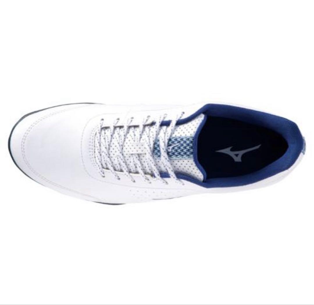 【新品未使用】ミズノ ゴルフシューズ 25㎝ ワイドスタイル ライト 4E 軽量