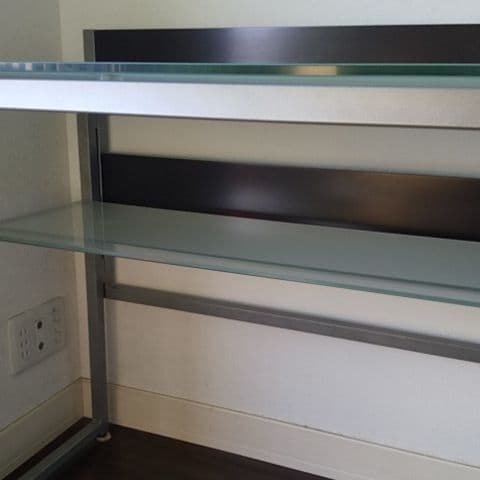 ELITE studio★ガラストップのデスク