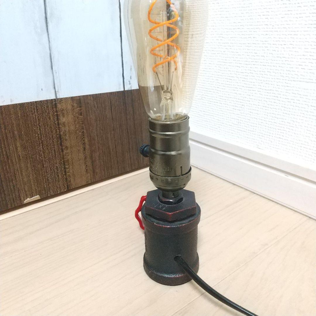 オシャレでレトロなバルブ型テーブルライト エジソンバルブLEDスマート付き