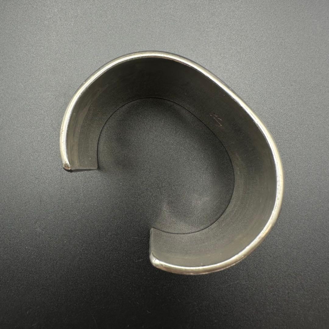 【美品】Navajo Clendon Pete スタンプワーク バングル