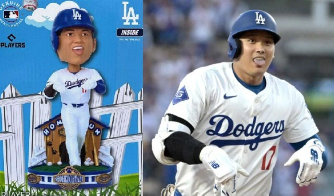 大谷翔平 デコピンポーズ ホームランセレブレーション ボブルヘッド