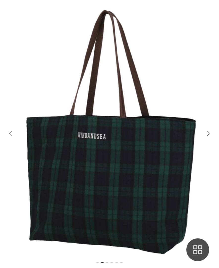 windandsea トートバッグ クリスマス グリーン ブラック 緑 黒