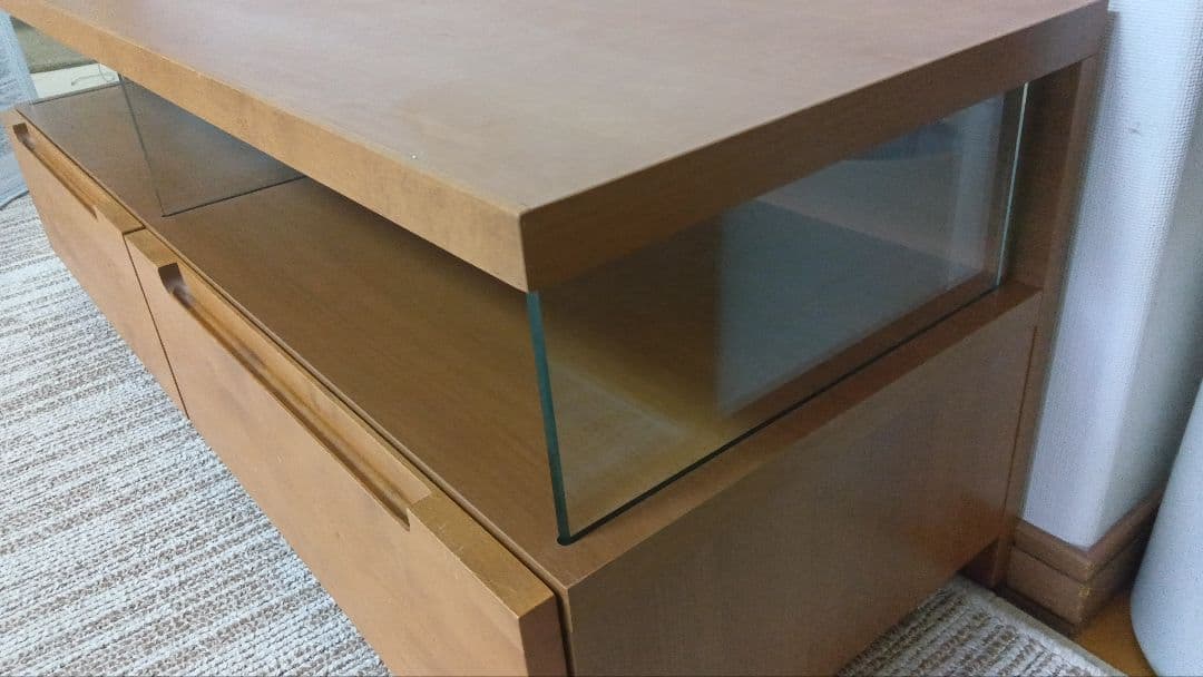 ウニコ ナチュラルウッド テレビ台 引き出し収納付き