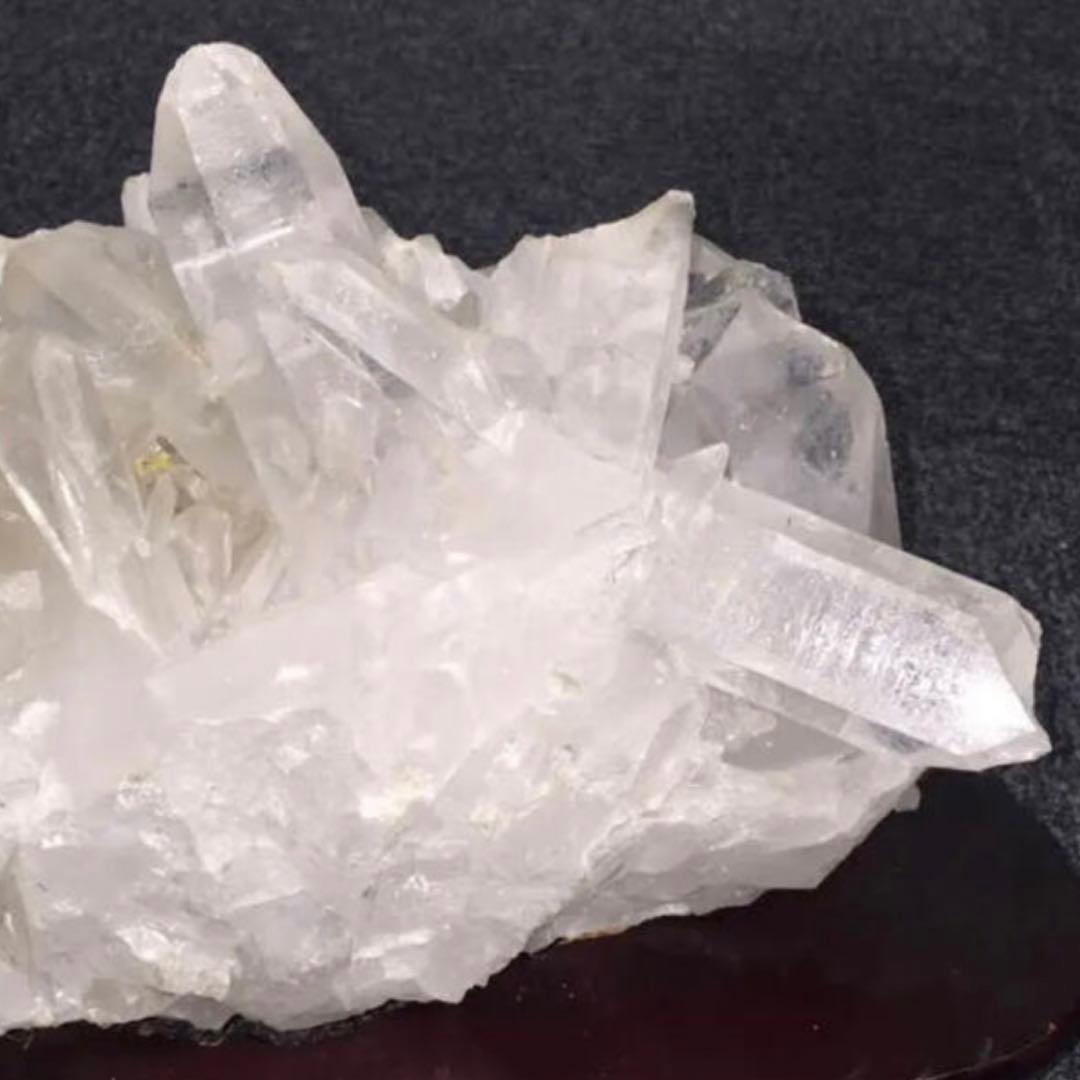 山梨｜水晶原石｜台座付｜左右幅35cm｜送料無料