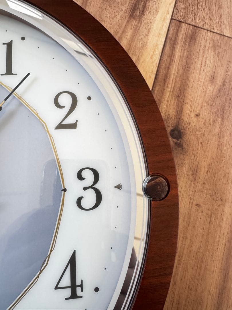 セイコークロック　掛け時計 SOLAR ソーラープラス 電波 アナログ