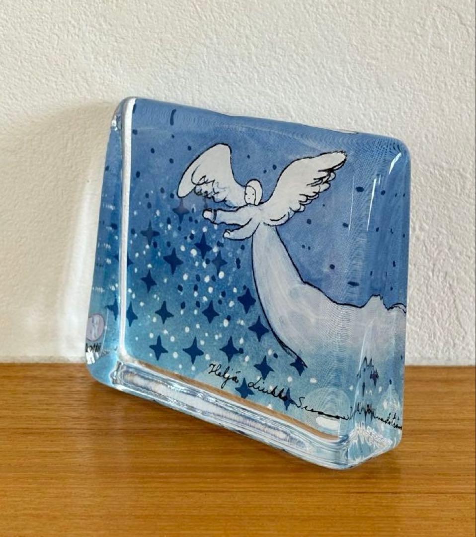  ヘルヤ ガラスカード \"Leikkivä enkeli\"
