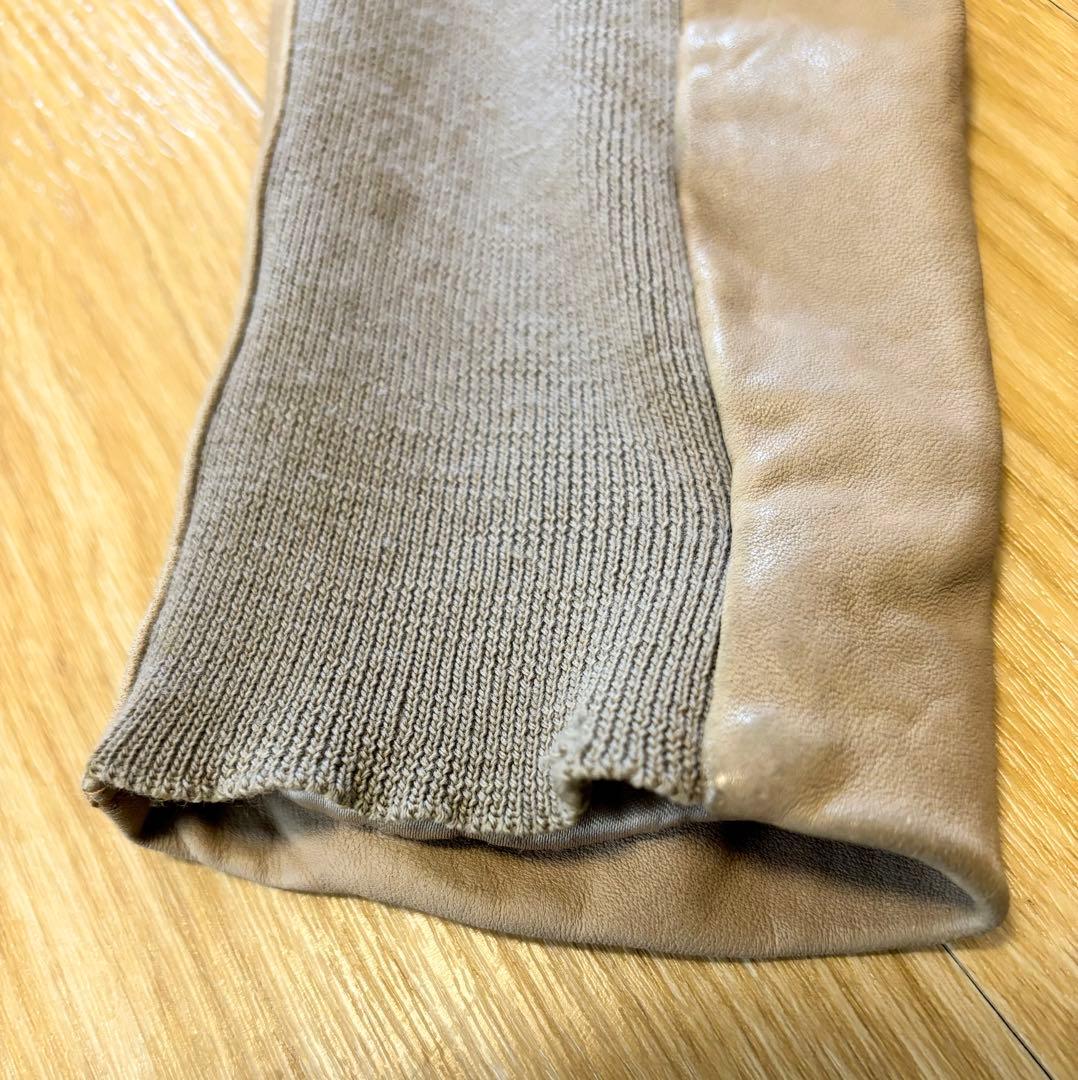 リックオウエンス　レザージャケット　レディース