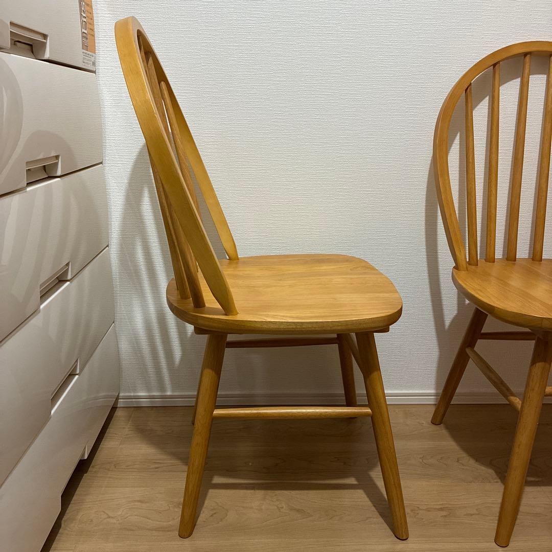 【未使用品】ウィンザーチェア　2脚セット