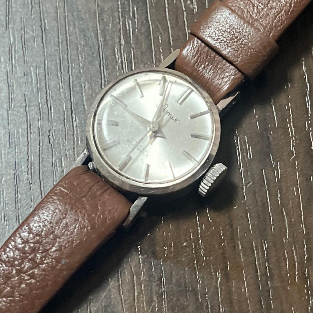 【ジャンク品】citizen amie 14kwg 14金ホワイトゴールド記載