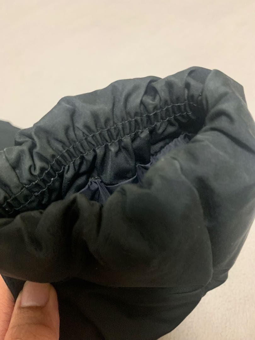 モンクレール　Aライン　ダウンコート　難あり　ブラック