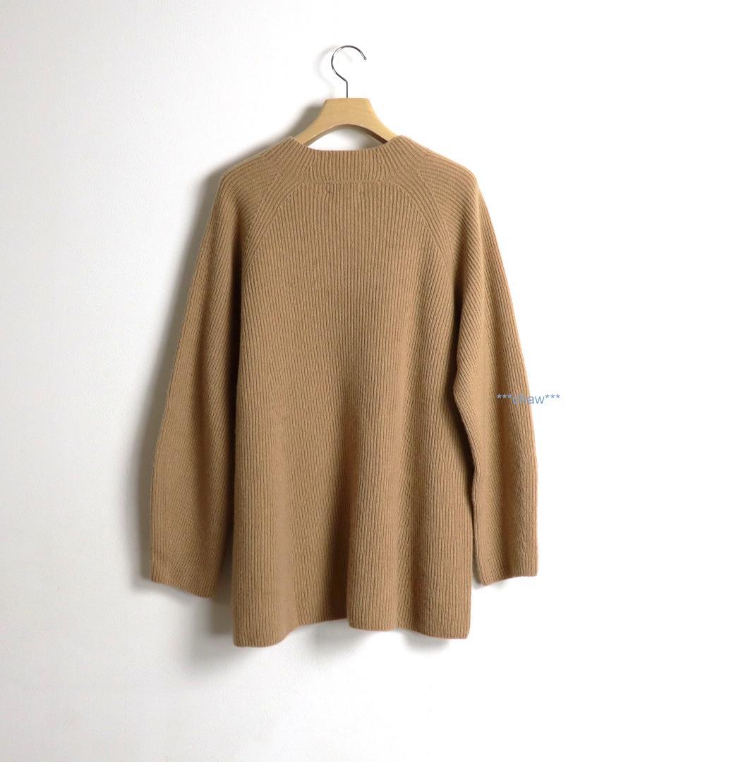 Theory 23AW ホールガーメント ハイネック ニット　茶