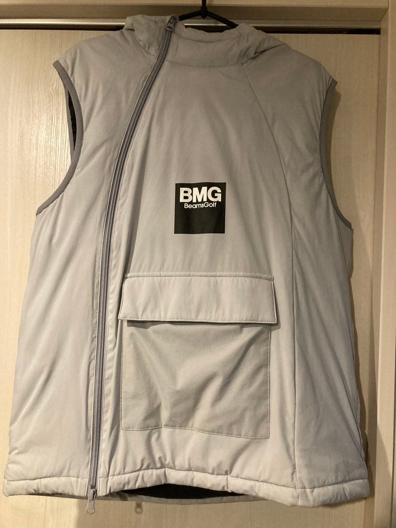 BEAMS GOLF フードベスト ライトグレー