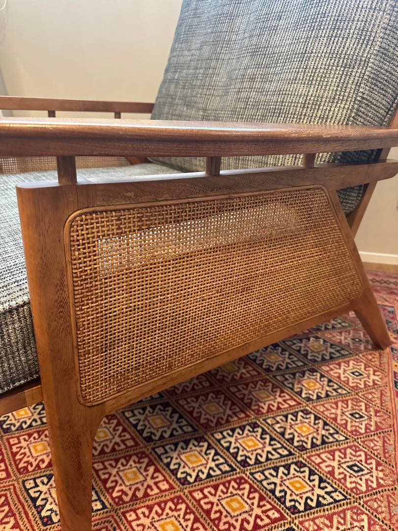 ぱんちACME Furniture WICKER ウィッカーラウンジチェア