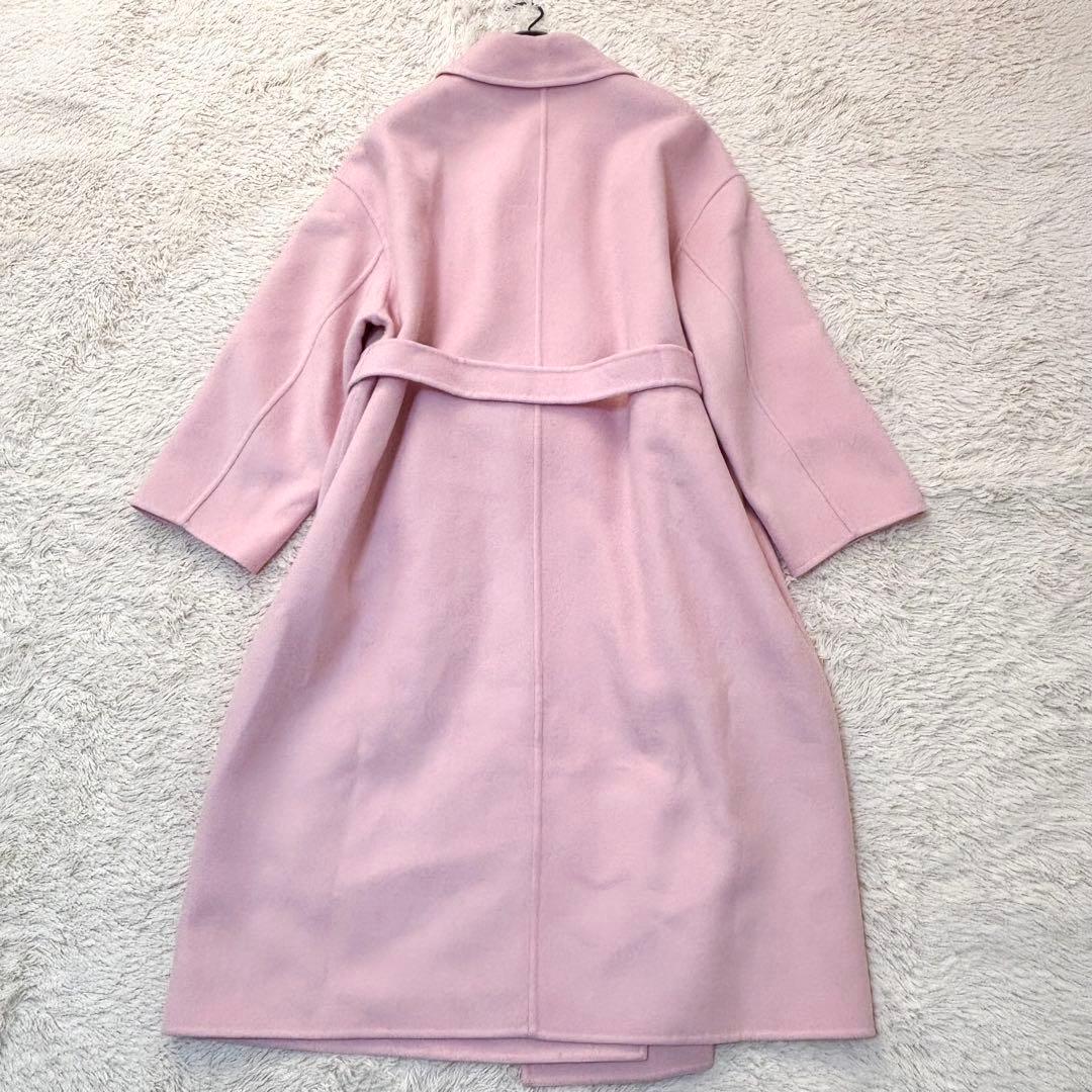 タグ付き✨23区 MANTECOマンテコリバー ロングコート ベルト ピンク