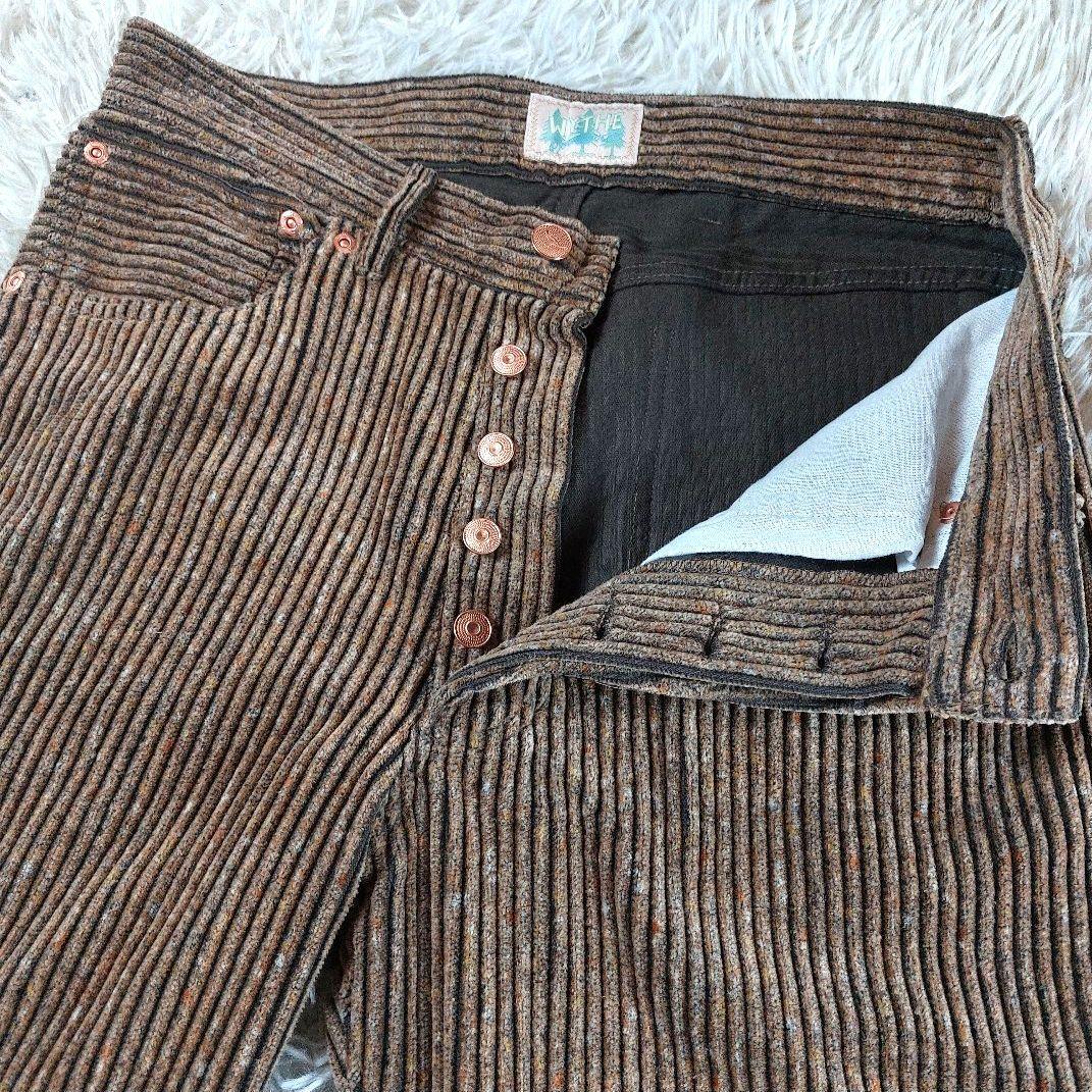 美品 定価5.24万 WYTHE donegal カラーネップコーデュロイパンツ