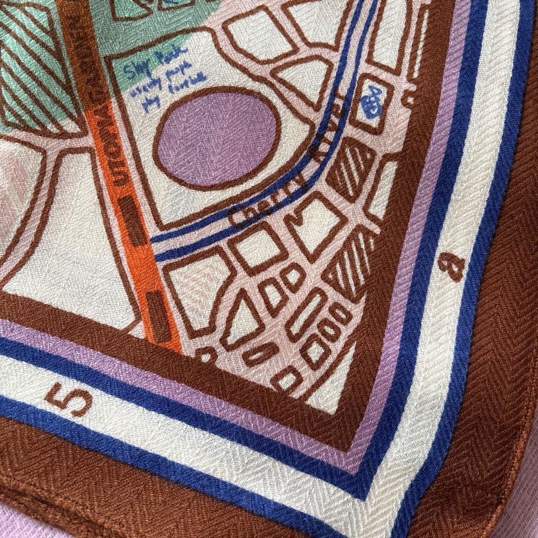 【今季新作】manipuriマニプリ　ウールシルクストール/コラージュサムウェア