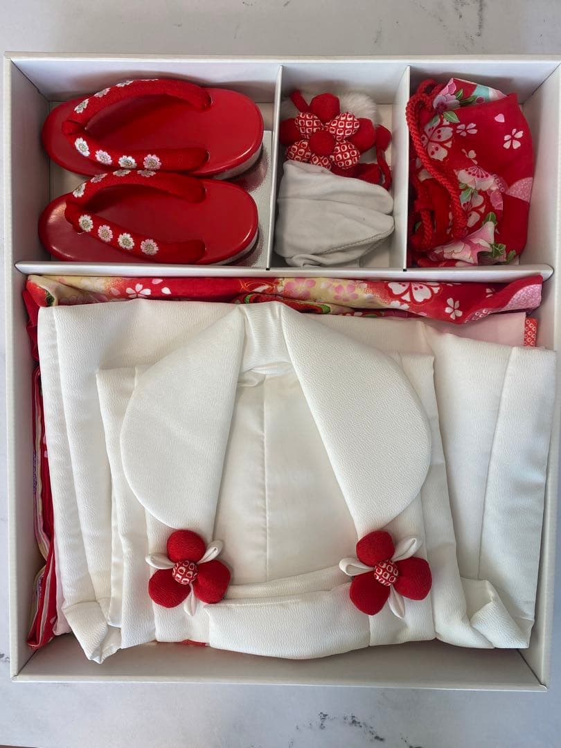 3歳　七五三　簡単着用　着物