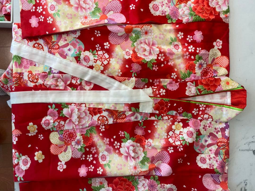 3歳　七五三　簡単着用　着物