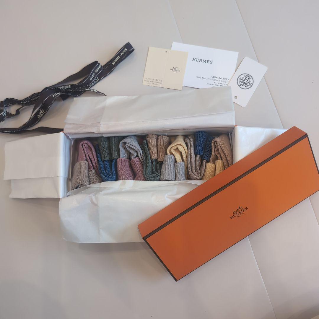 Hermes ベビーソックスセット ギフトボックス付き