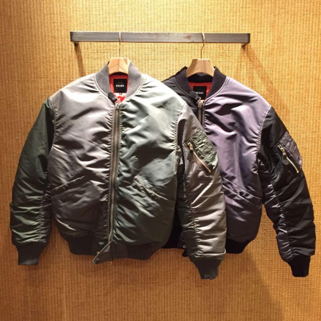 TALONジッパー BEAMS ビームス クレイジーMA-1 ダブルジップ M