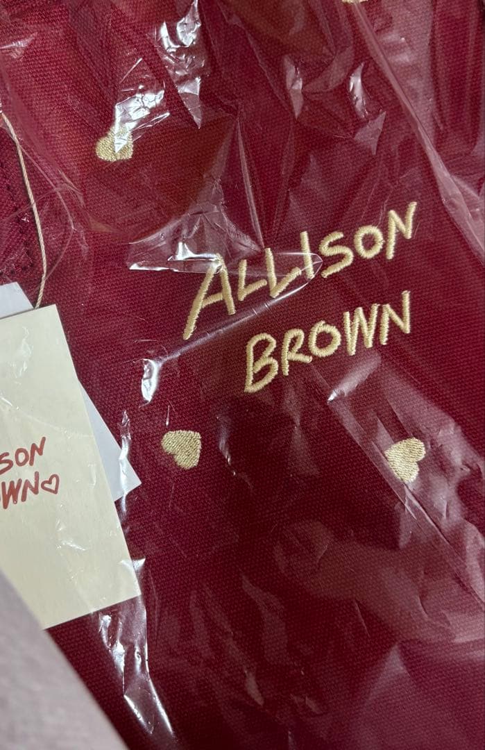 アリソンブラウン HOLIDAY CANVAS BAG 新品未使用！