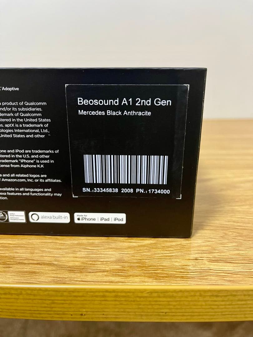 ⭕️新品⭕️Bang&Olufsen Beosound A1 gen 2 ブラック