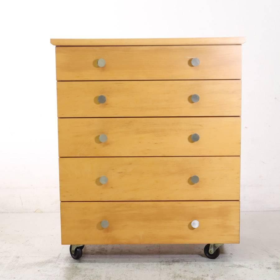 値下げ 希少 Y's for living ヨウジヤマモト チェスト 5段 木製