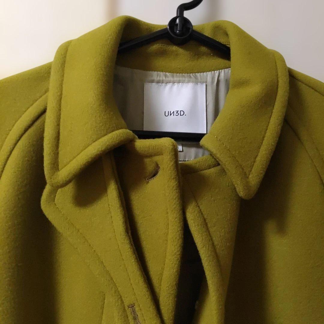 アンスリード ステンカラーコート マスタード