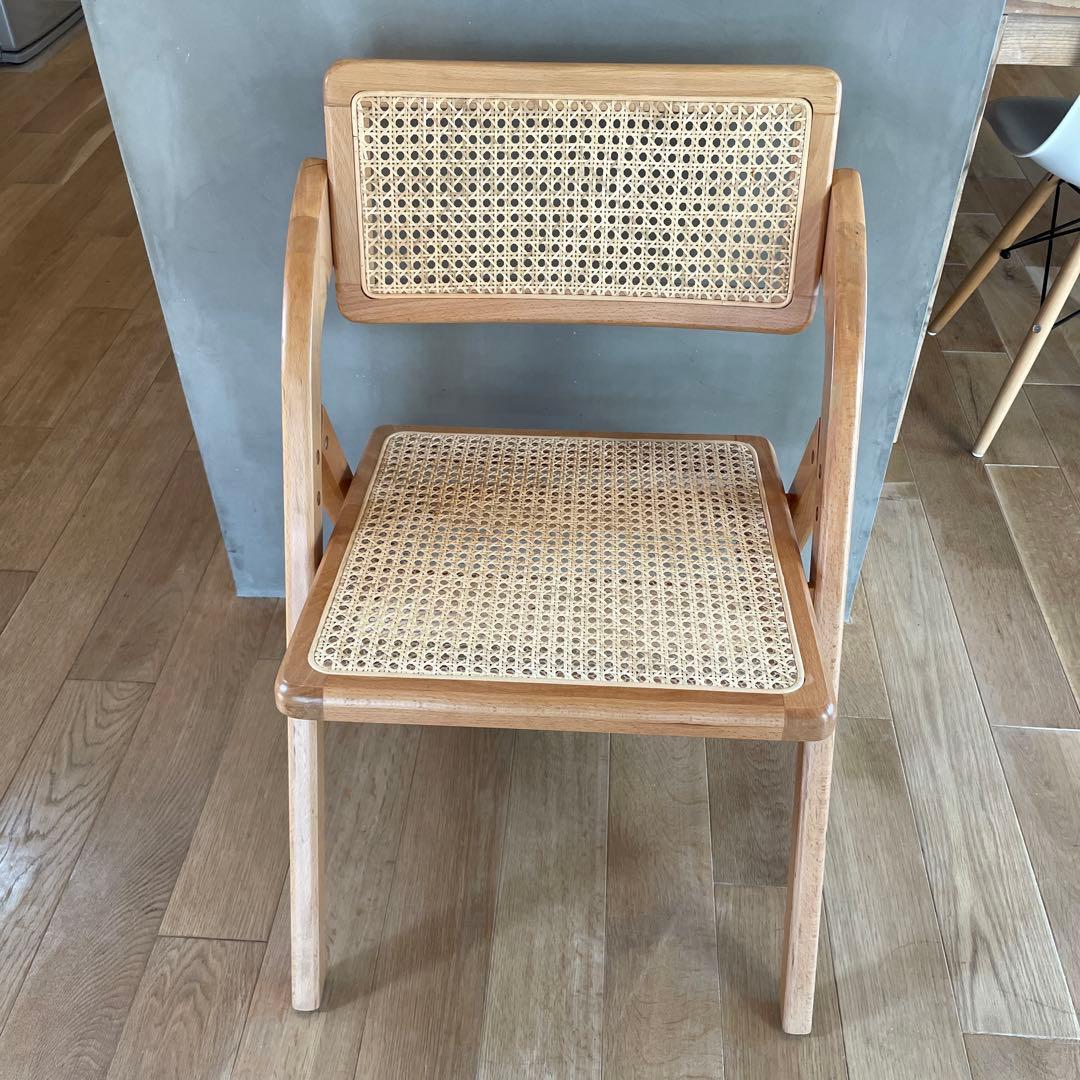 韓国インテリア　ラタンチェア