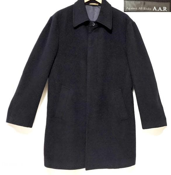 【古着】A.A.RヨウジヤマモトYOHJI YAMAMOTOチェスターコート黒L